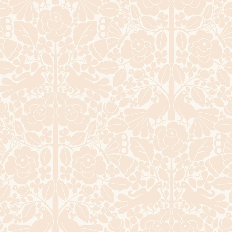 Fairy Tales Wallpaper, 20.5 in. x 33 ft. = 56 sq ft, in Pink