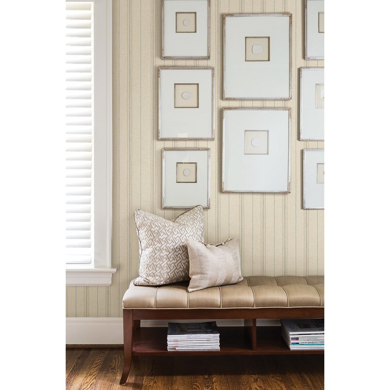 Avalon, Franz Wheat Grain Texture Stripes, 33' L X 20.5 W, Wallpaper Roll