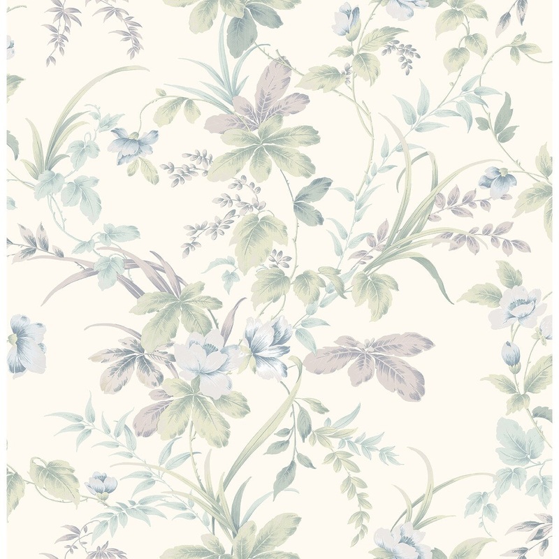 Botanical Filo Botanical Wallpaper 20.5 in x 33 ft = About 56.4 square feet