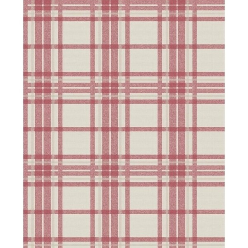 Country Tartan Red Wallpaper