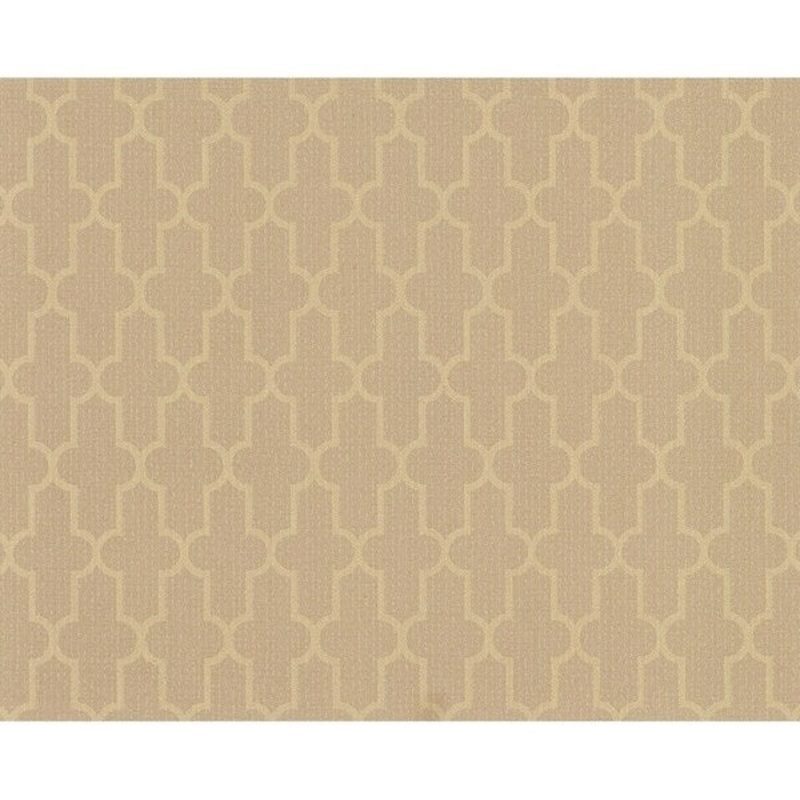 Frame Geometric Wallpaper, 21 in. x 33 ft. = 57.75 sq.ft., in Browns
