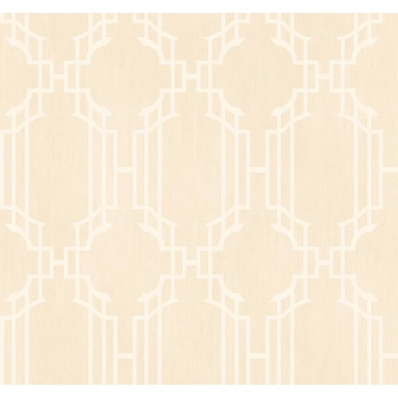 Trellis With Stripe Wallpaper 27 in. x 27 ft. 60.75 sq.ft.