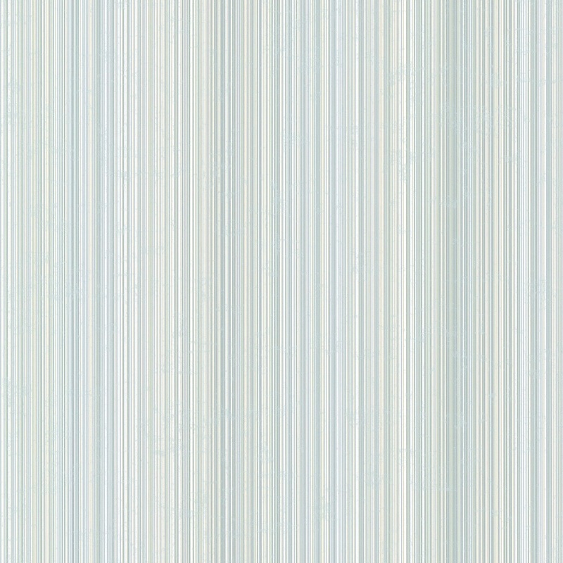 Atwater, Wells Denim Candy Stripe, 33' L X 20.5 W, Wallpaper Roll