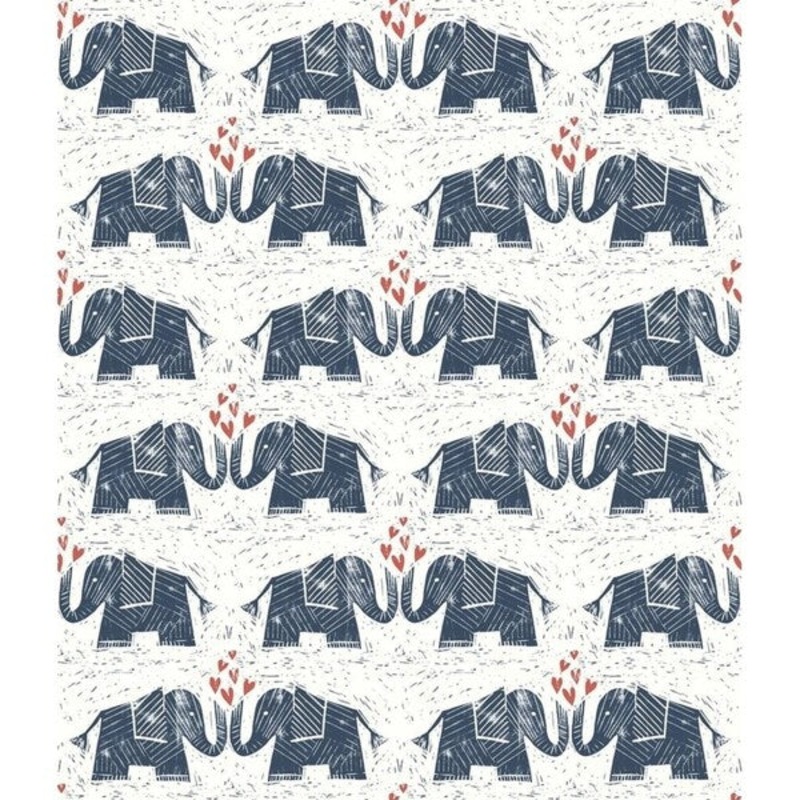 Callaway Elephants Love Wallpaper 20.5 In. x 33 Ft = 56 Sq. Ft.