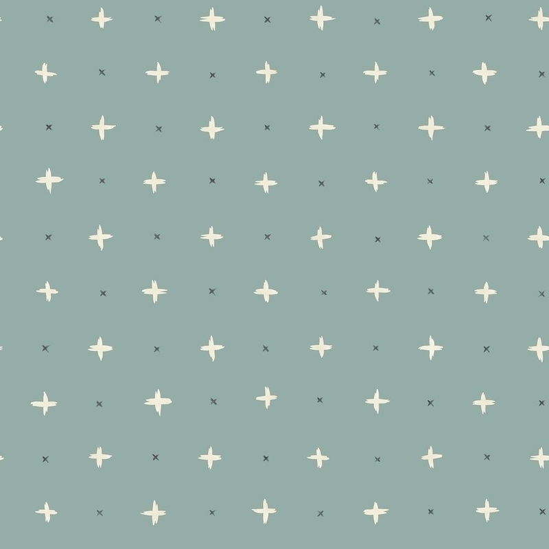 Cross Stitch Wallpaper, 20.5 in. x 33 ft. = 56 sq ft, in Green