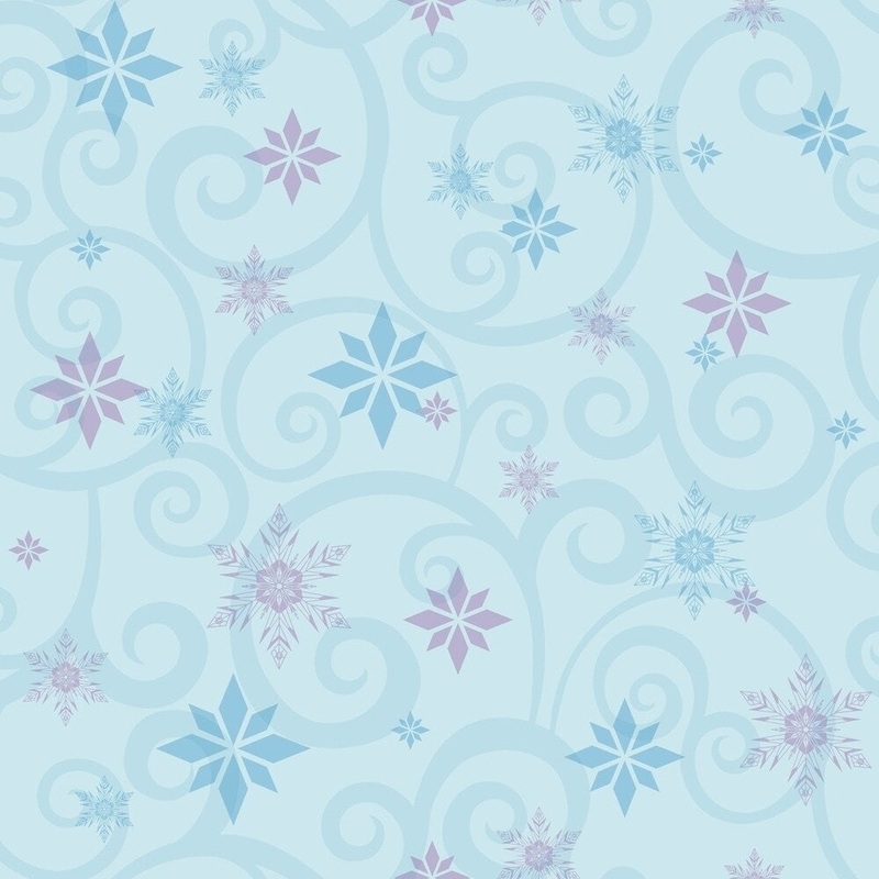 Disney Frozen Snowflake Scroll Wallpaper 20.5 in. x 33 ft. 56sq.ft
