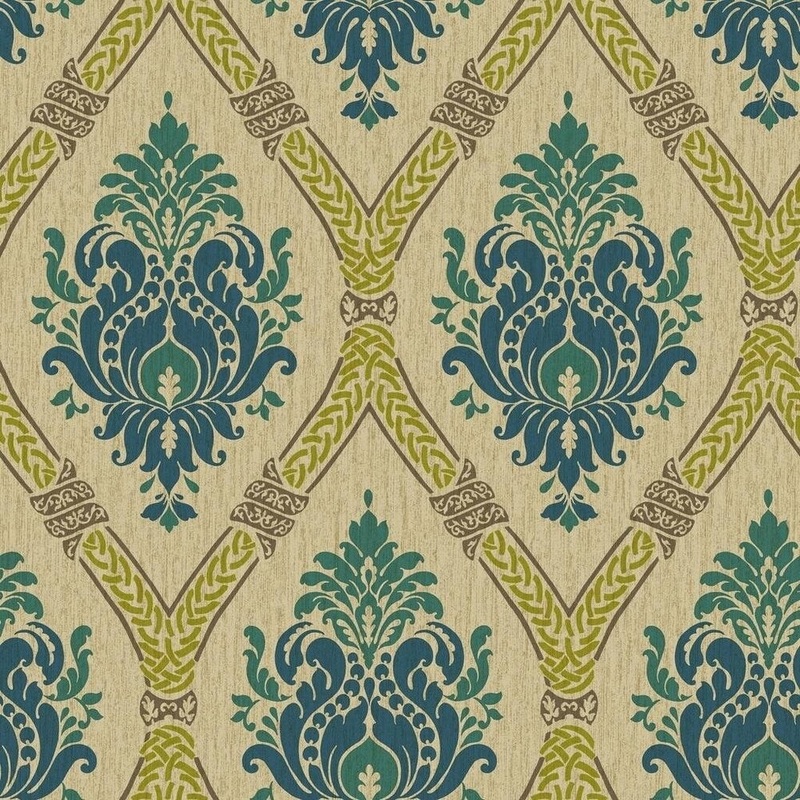 Dressed Up Damask Wallpaper 20.5 in. x 33 ft. 56sq.ft