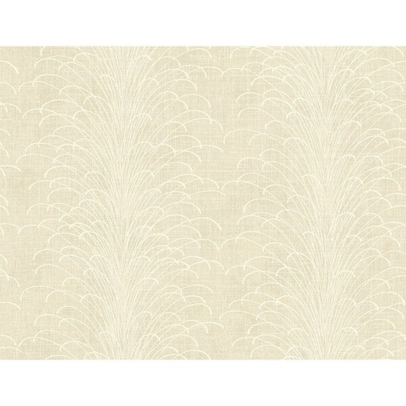 Eaglecrest Grass/Stripes Wallpaper, In Metallic, Light Greige, & Off-White