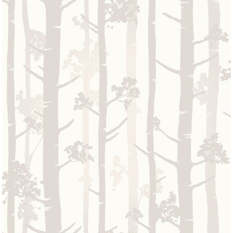 Trees Frist Birch Tree Wallpaper 20.5 in x 33 ft = About 56.4 square feet