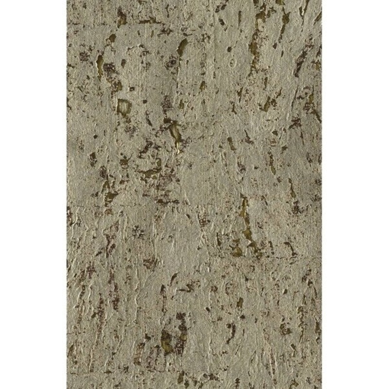 Cocoa Metallic Cork Wallpaper 36 In. x 24 Ft. = 72 Sq. Ft.