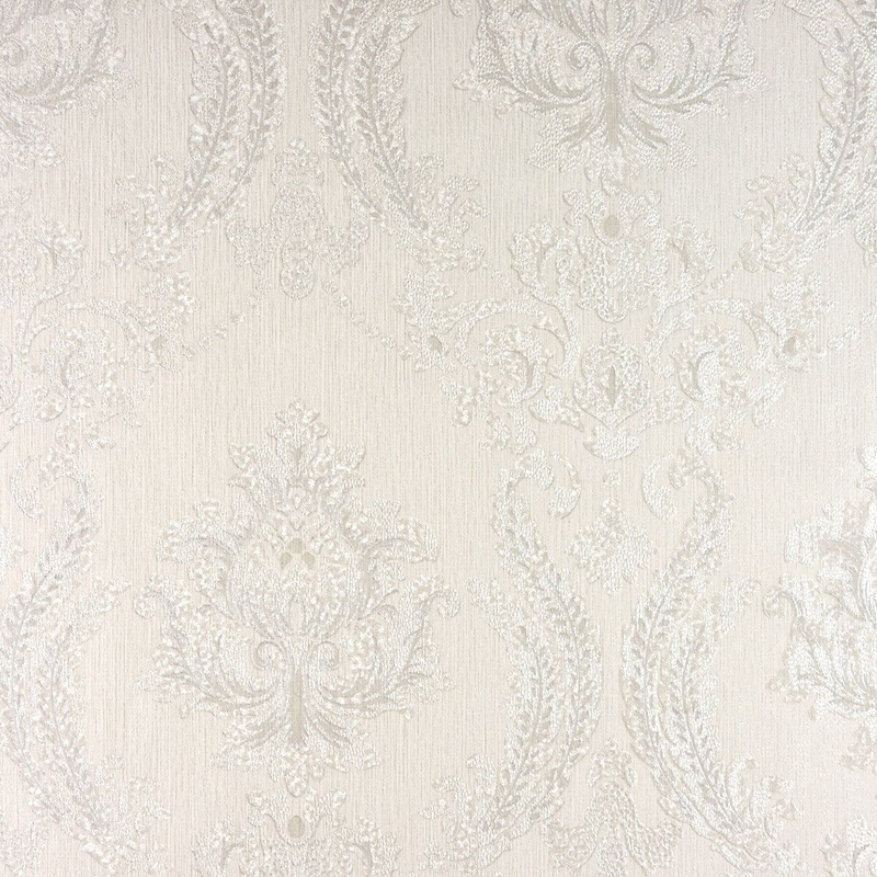 Damasks Emma Damask Wallpaper 21 in x 33 ft = About 57.8 square feet