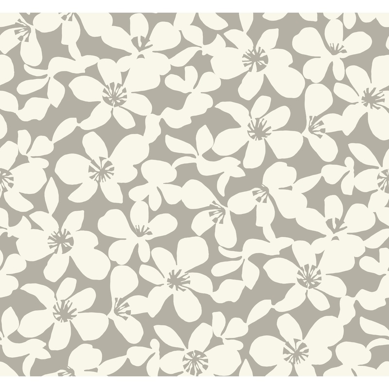 Elizabeth Brown Fibrous Non-Woven Unpasted Bohemian Free Spirit Wallpaper Covers about 60.75 sq. ft.