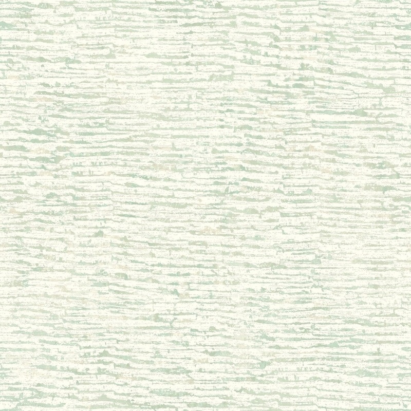 Encaustic Removable Wallpaper, 20.5 in. x 33 ft. = 56 sq.ft, in Greens