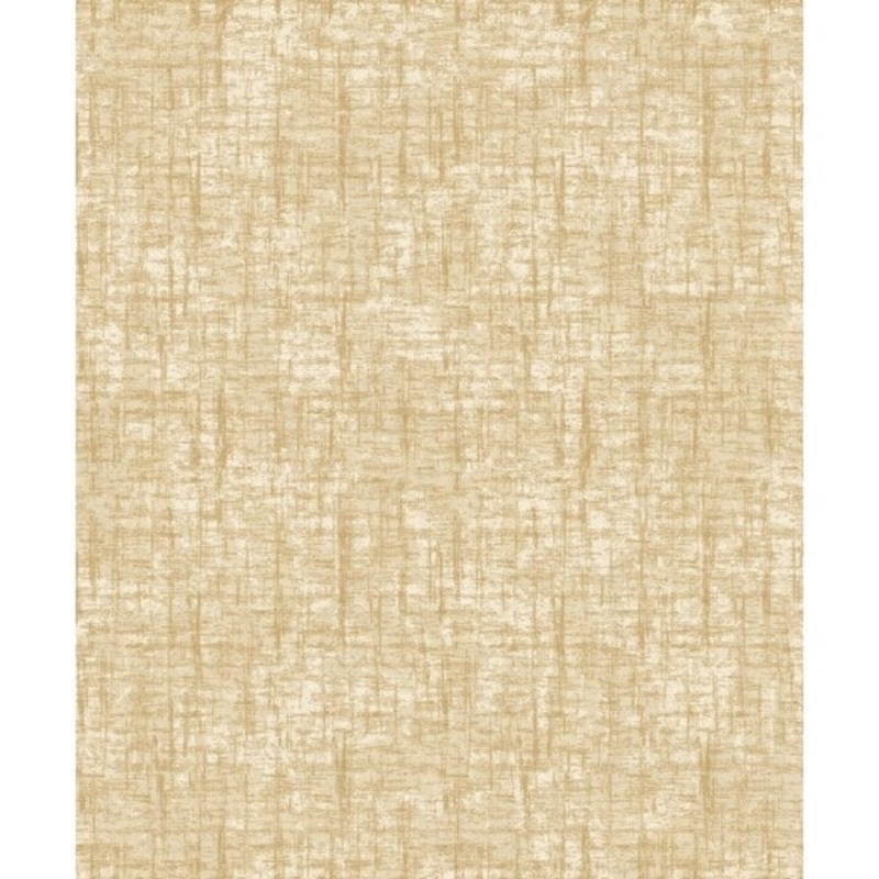 Barkcloth Wallpaper, 20.8 in. x 33 ft. = 57.2 sq.ft., in beige/white/gold