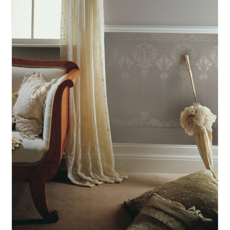 Burbank Neo-Classical Paintable Dado 23.1' L X 40.9 W Wallpaper