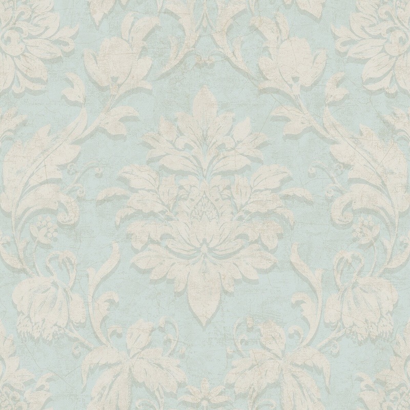 Damasks Scott Damask Wallpaper 20.5 in x 33 ft = About 56.4 square feet