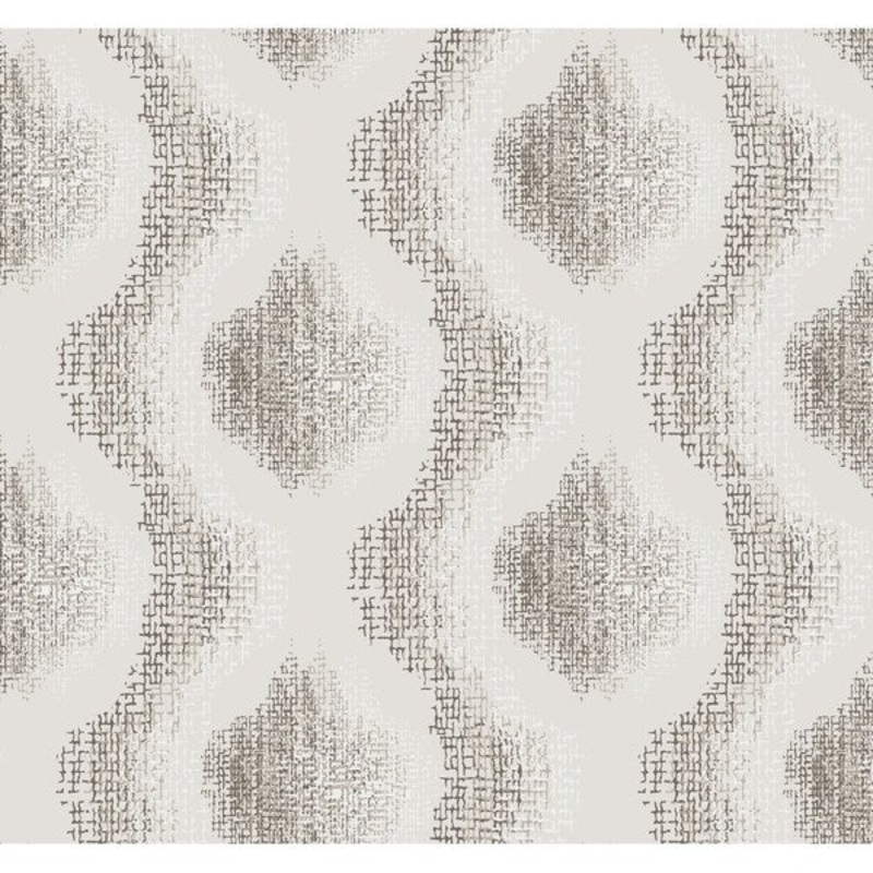 Evanescence Wallpaper, 27 in. x 27 ft. = 60.75 sq.ft., in pearl, dark taupe, light taupe, white