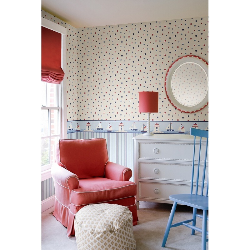 Stripes Paulson Kylie Green Cabin Stripe 33' L X 20.5 W Wallpaper Roll