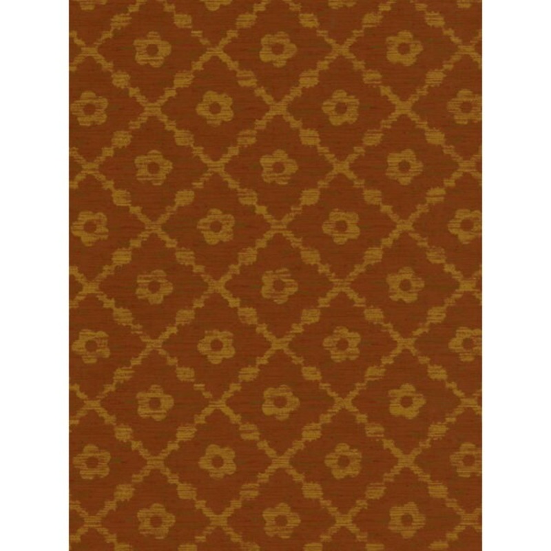 Thibaut Palladio Golden Flowers Double Roll Designer Wallpaper