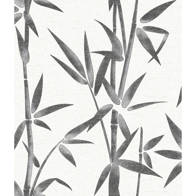 Botanical Ballmer Bamboo Wallpaper 20.5 in x 33 ft = About 56.4 square feet