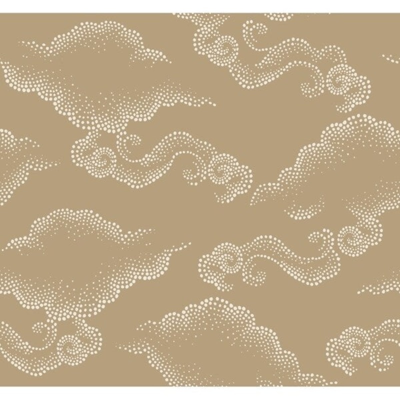 Cloudburst Wallpaper , 27 in. x 27 ft. = 60.75 sq.ft., in Metallics