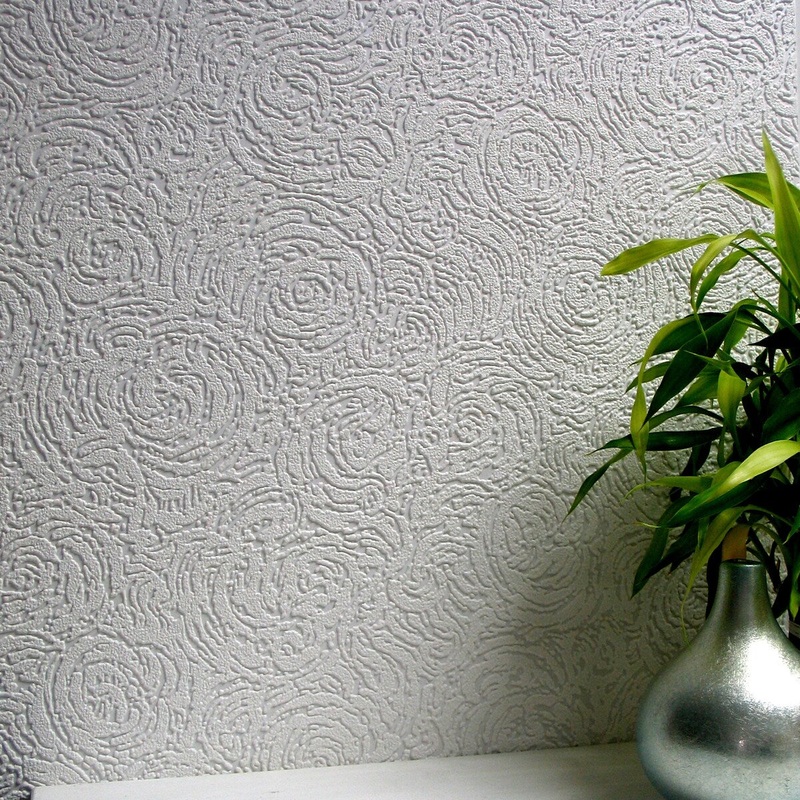 Compton Erica Paintable Textured 33' L X 20.9 W Vinyl Wallpaper