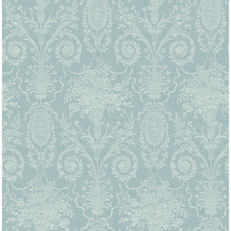 Floral Scroll Wallpaper