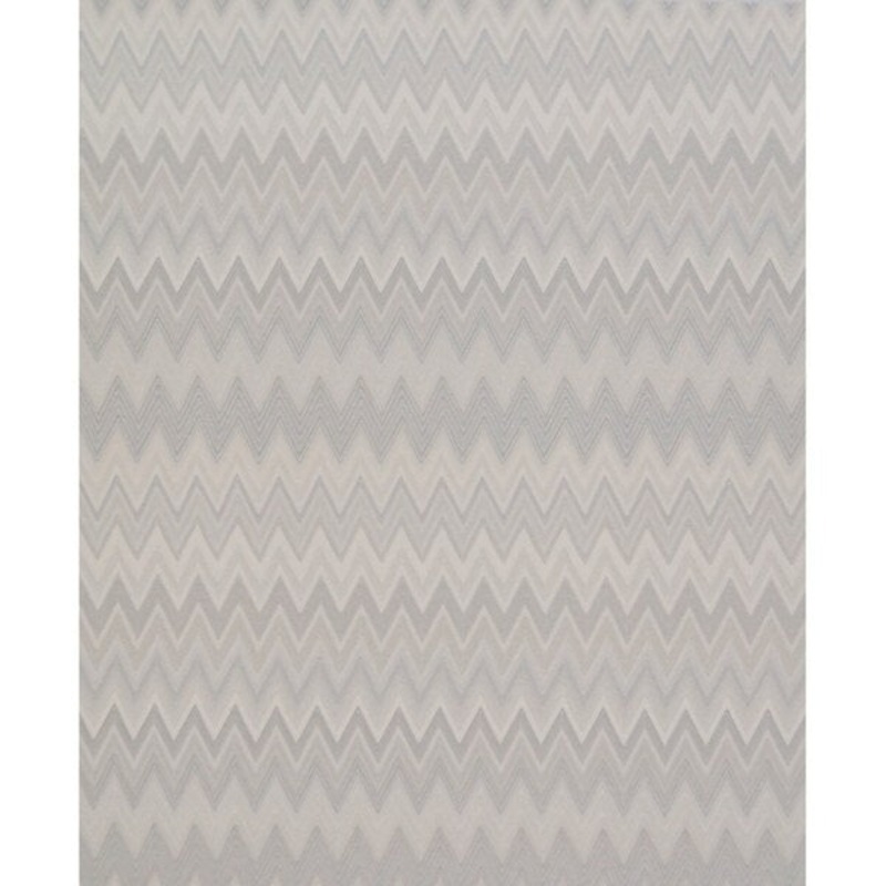 Springfield Zig Zag Multicolore Wallpaper 20.5 In. x 33 Ft. = 56 Sq.Ft In White/Off Whites