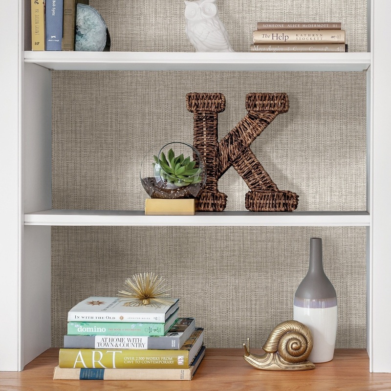 Delano, Mayfair Taupe Peel & Stick Wallpaper