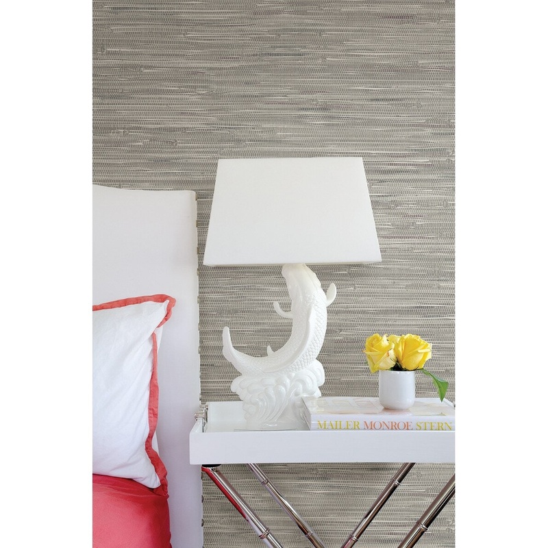 Faux Effects Palmdale Teal Faux Grasscloth Wallpaper
