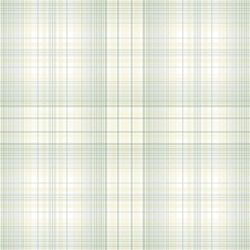 Check Plaid Wallpaper in shades of Green