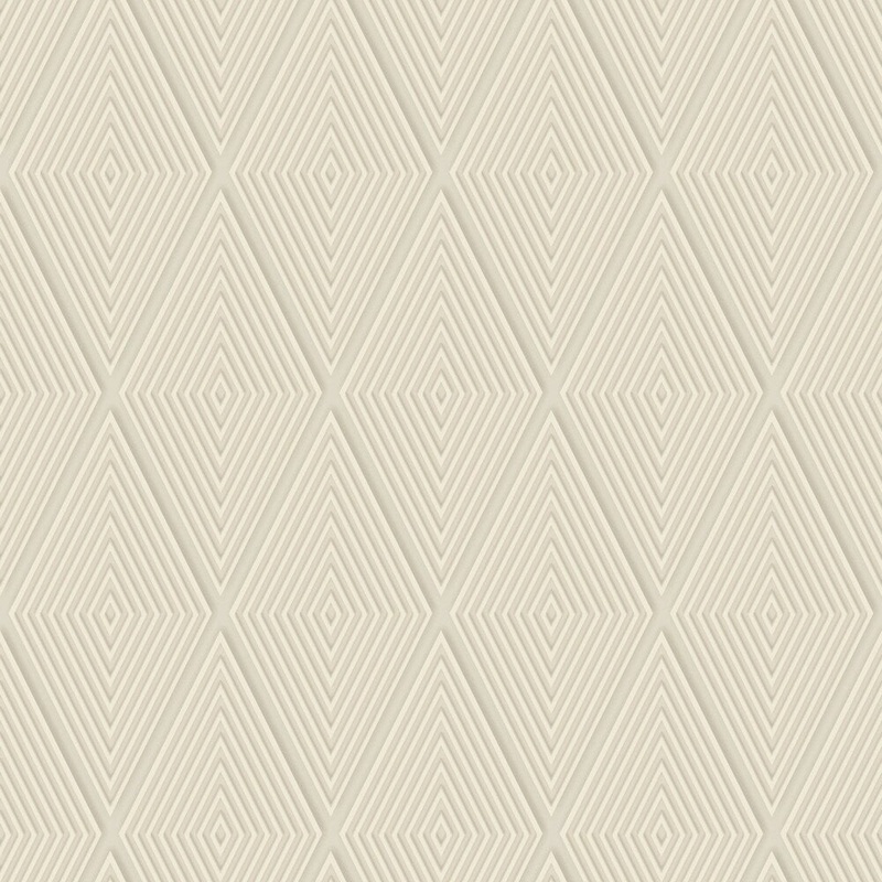 Conduit Diamond Wallpaper, 20.5 in. x 33 ft. = 56 sq.ft, in Tan