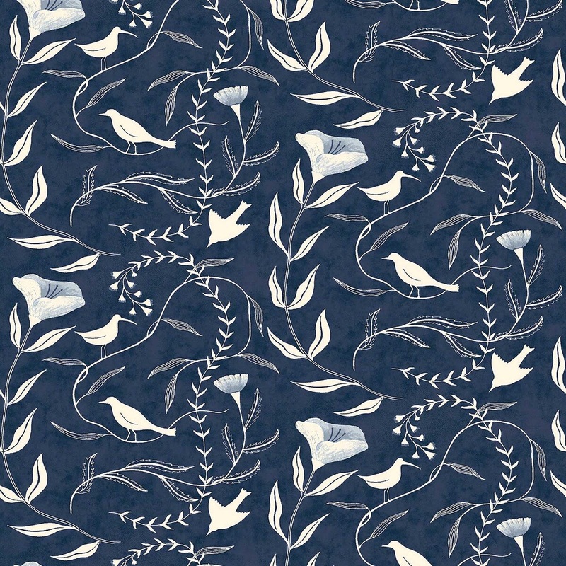 Elana Gabrielle Birdsong Baltic Peel & Stick Wallpaper - 20.5 in. W x 18 ft. L