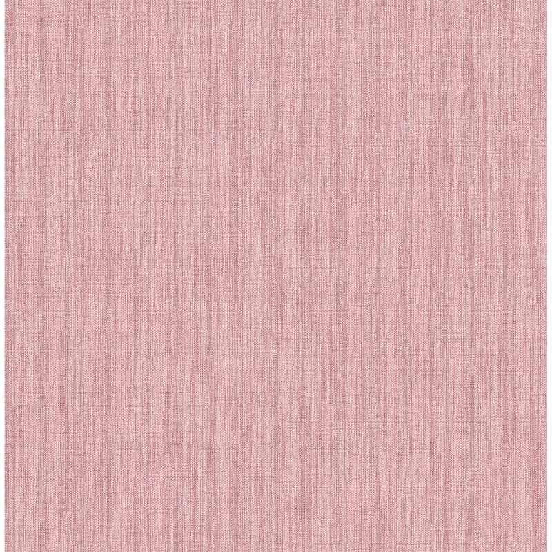 Fabric Textures Jessica Chiniile Pink Faux Linen Wallpaper