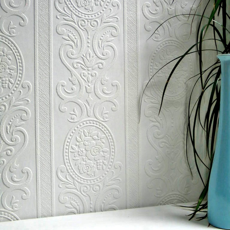 Farmersville Ada Paintable Textured 33' L X 20.9 W Vinyl Wallpaper