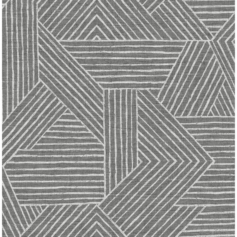Stacy Garcia Home Etched Geometric Peel and Stick Wallpaper