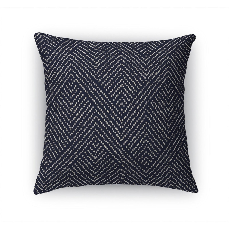 CHEVRON DOT SMOKE Accent Pillow by Kavka Designs