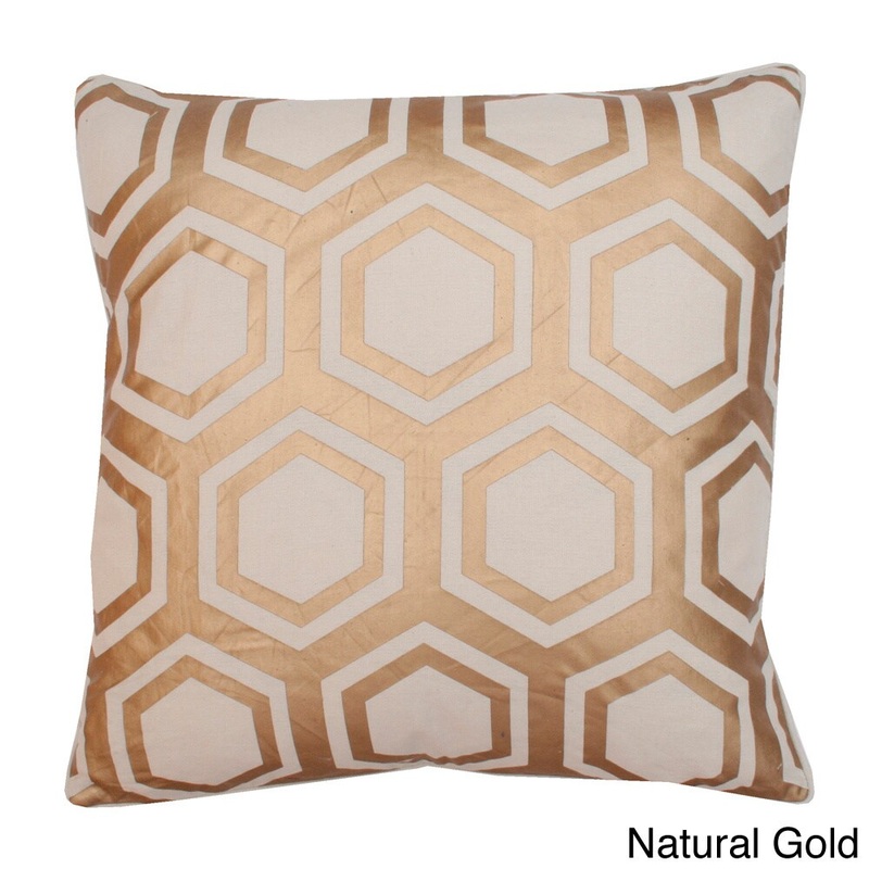 Shirley 20-inch Foil Print Down Fill Pillow