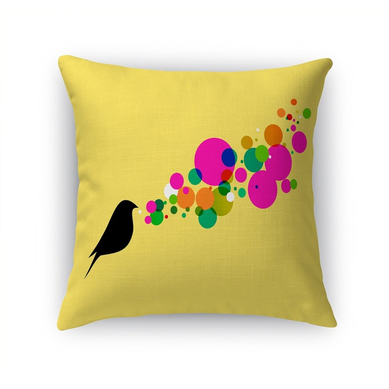 BIRD Accent Pillow by Terri Ellis