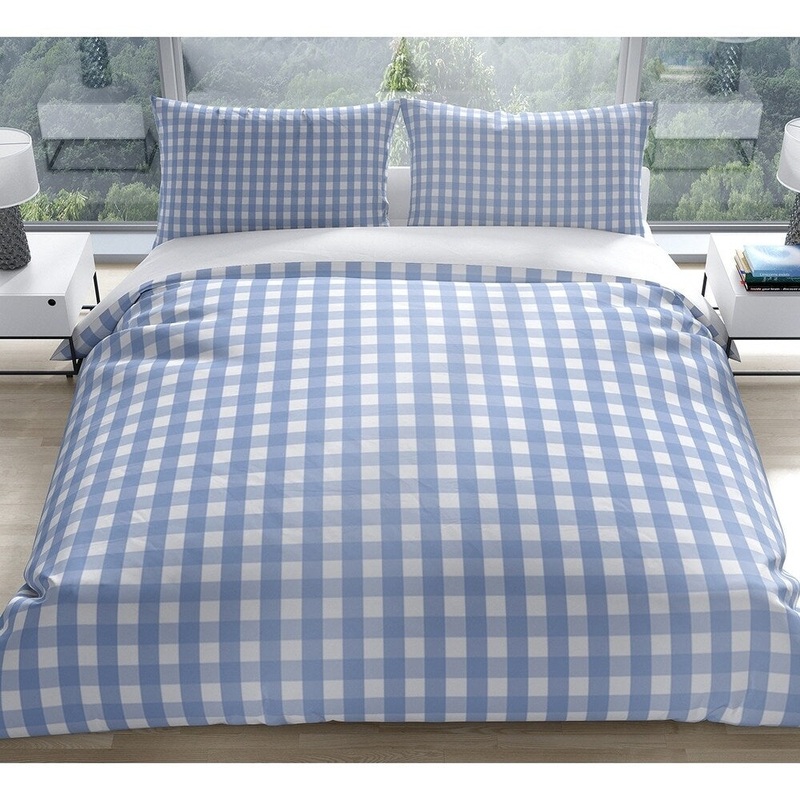 SERENE GINGHAM DREAM Pillow Case By Kavka Designs - N/A