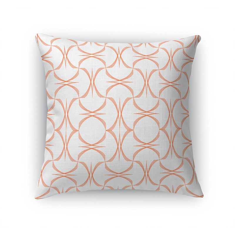 TANGERINE TWIST Accent Pillow by Terri Ellis