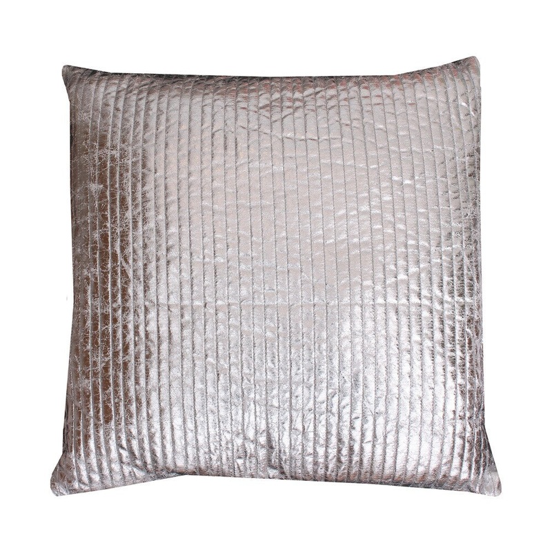 Thro by Marlo Lorenz Gary Quilted Crackle Feather Filled Square Throw Pillow