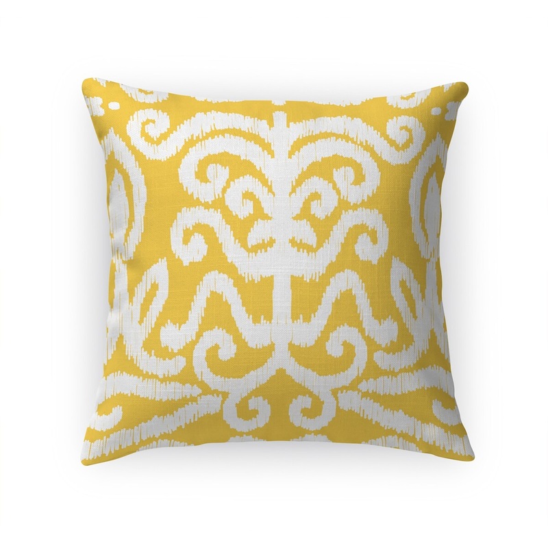 BETHANY BOHO SUNSHINE Linen Throw Pillow By Kavka Designs