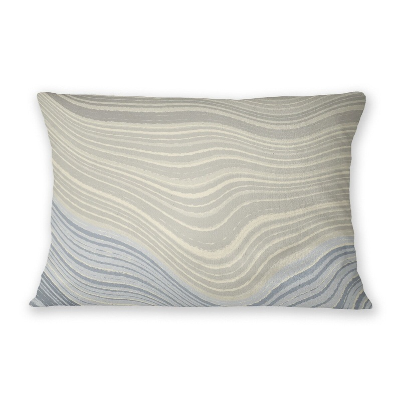 BUTTE WAVE SKY Lumbar Pillow By Jenny Lund