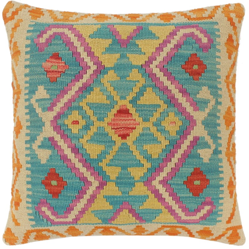 Southwestern Turkish McDougal Hand Woven Kilim Pillow