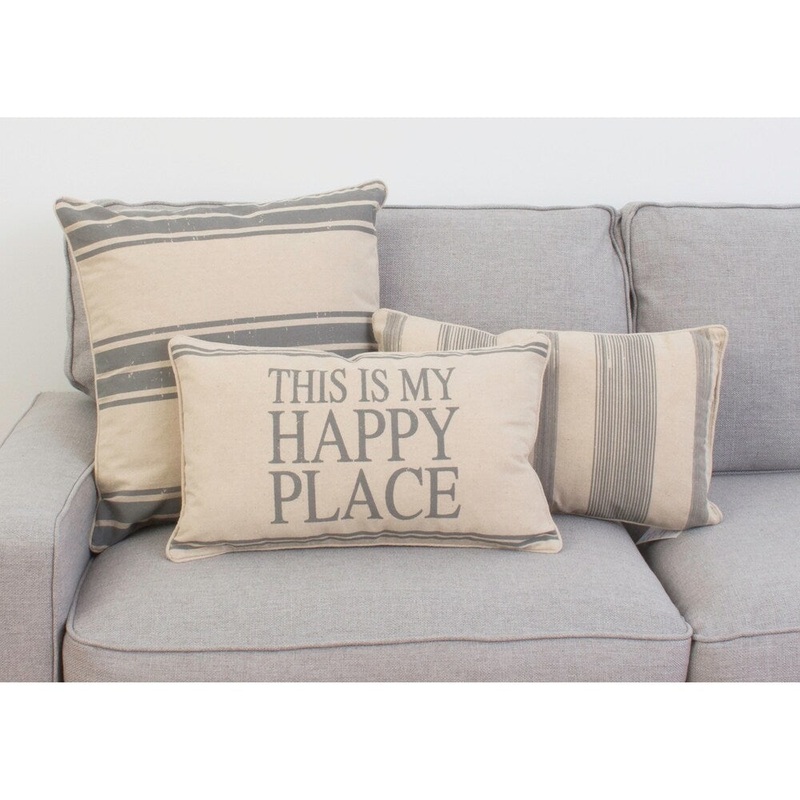 Thro 20x20 Dolly Farm Stripe Pillow