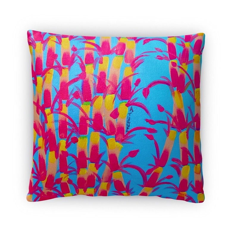 Bamboo Blue Accent Pillow By Kavka Designs