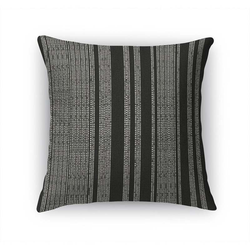 BOLIN CHARCOAL Accent Pillow by Kavka Designs