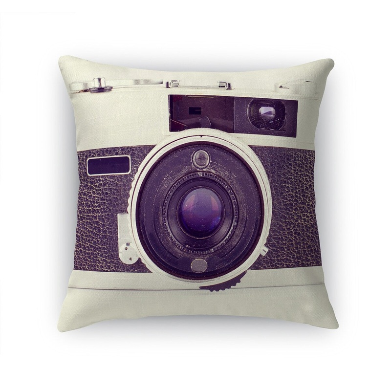 CAMERA Accent Pillow by Terri Ellis