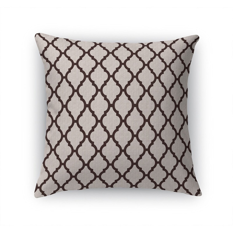 SEVILLE BROWN Accent Pillow by Marina Gutierrez